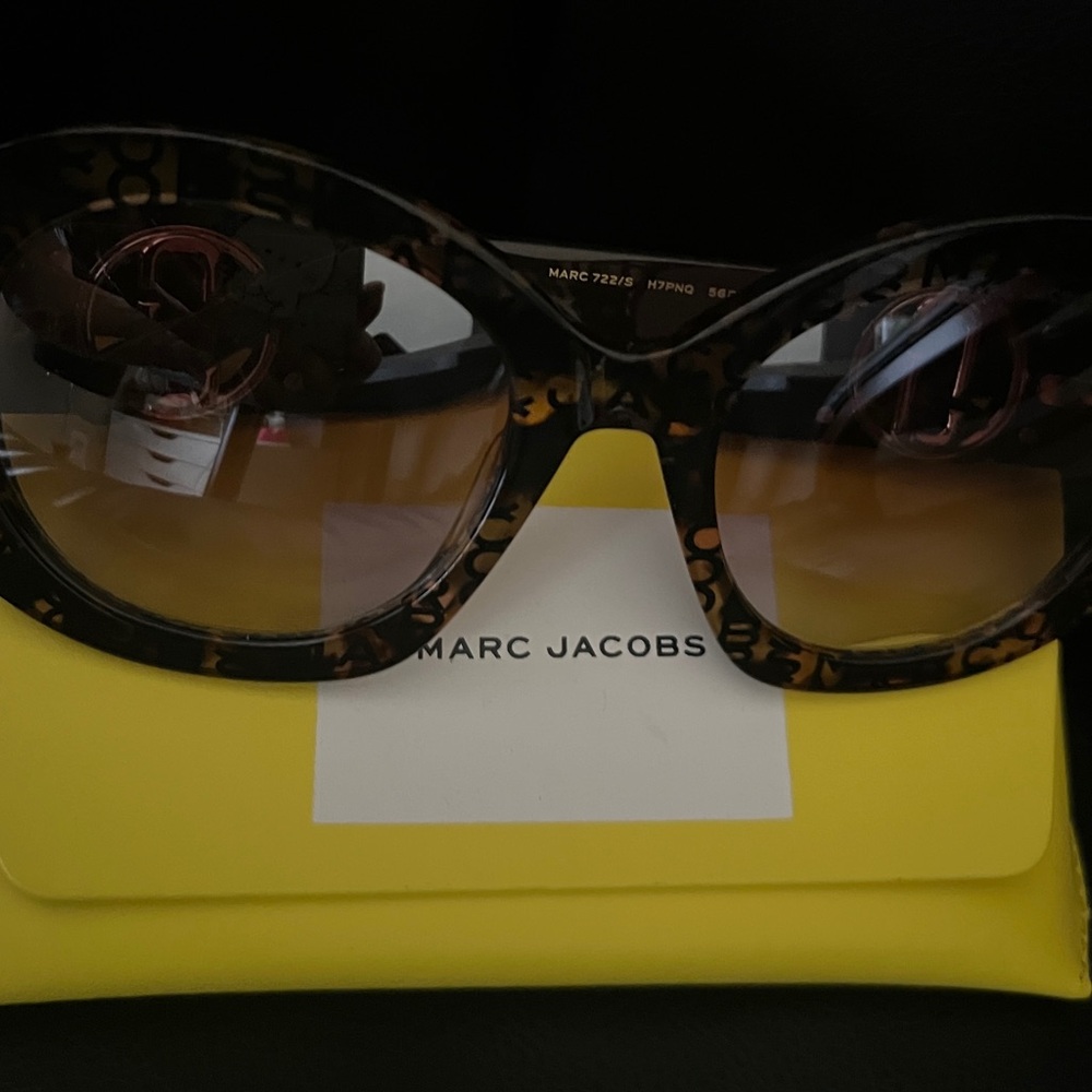 Marc Jacobs Leopard Print Sunglasses